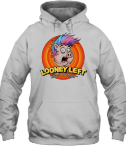 Looney left thats all folks pig Unisex Hoodie