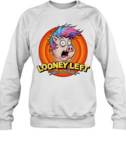 Looney left thats all folks pig Unisex Sweatshirt