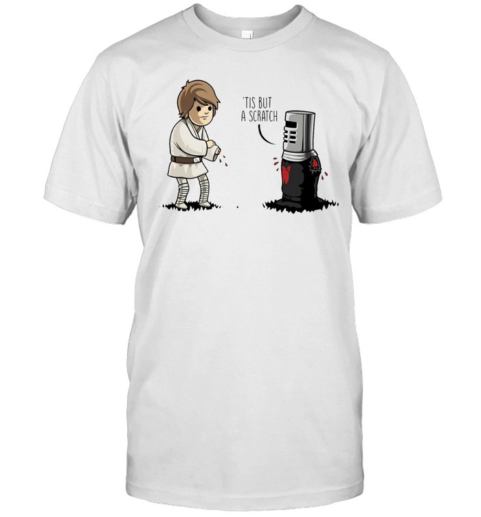 Luke Skywalker tis but a scratch Classic Men's T-shirt