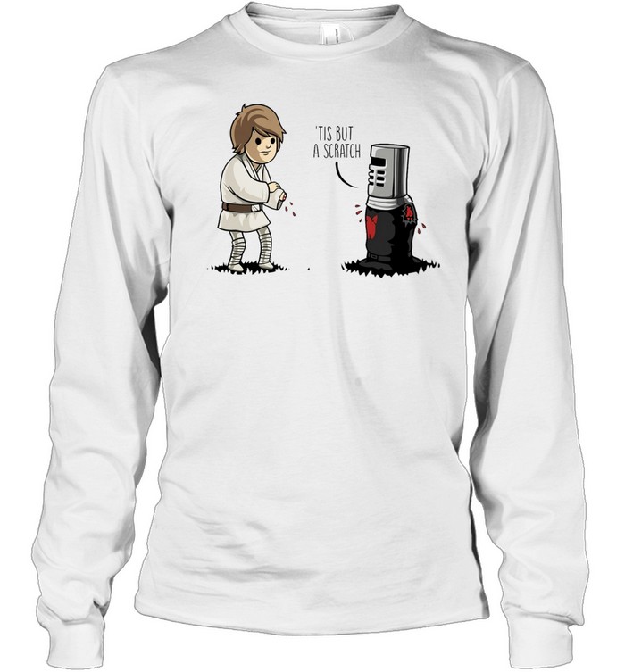 Luke Skywalker tis but a scratch Long Sleeved T-shirt