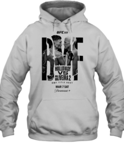 Max Holloway Charles Oliveira 326 BMF Title Bout Mar 7 Sat Paramount Plus  Unisex Hoodie