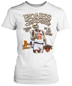 Mikal Bridges New York Knicks Bones Bridges Tongue Out On Ya Ass Boyeee  Classic Women's T-shirt