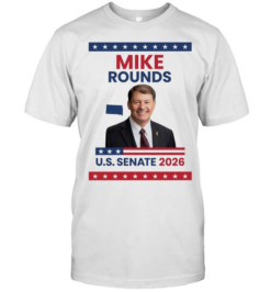 Mike Rounds US Senate 2026 South Dakota face  Classic Men's T-shirt