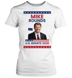 Mike Rounds US Senate 2026 South Dakota face  Classic Women's T-shirt