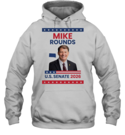 Mike Rounds US Senate 2026 South Dakota face  Unisex Hoodie