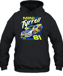 Mini Tyrrell 81 Nascar racing car Mini Ts Tin and Auto  Unisex Hoodie
