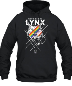 Minnesota Lynx Pride Lynx Logo Rainbow Pride Unisex Hoodie