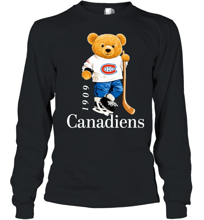 Montreal Canadiens 1909 Bear Long Sleeved T-shirt