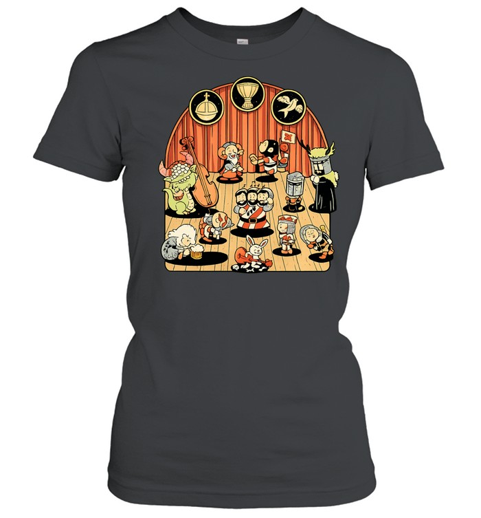 Monty Python Holy Grail knights arena scene Classic Women's T-shirt