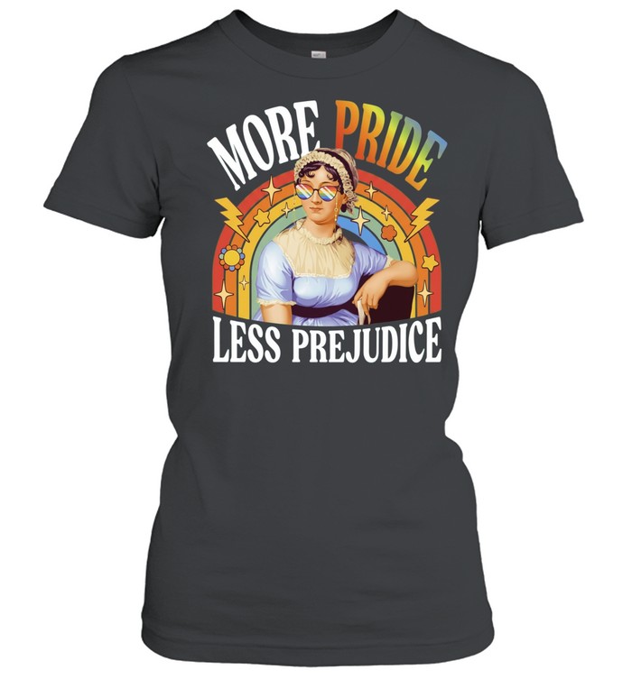More Pride Less Prejudice LGBT Jane Austen Classic Women's T-shirt