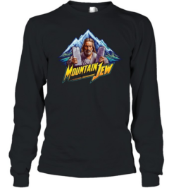 Moses holding stone tablets Mountain Jew  Long Sleeved T-shirt
