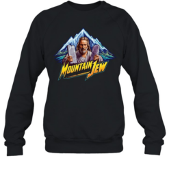 Moses holding stone tablets Mountain Jew  Unisex Sweatshirt