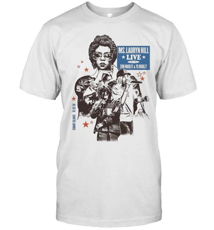 Ms Lauryn Hill Zion Marley YG Marley live Canary Islands February 2026 Classic Men's T-shirt