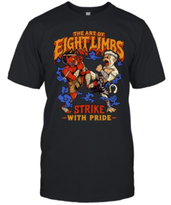 Muay Thai Oni and Hanuman the Art of Eight Limbs Strike with Pride Classic Men's T-shirt