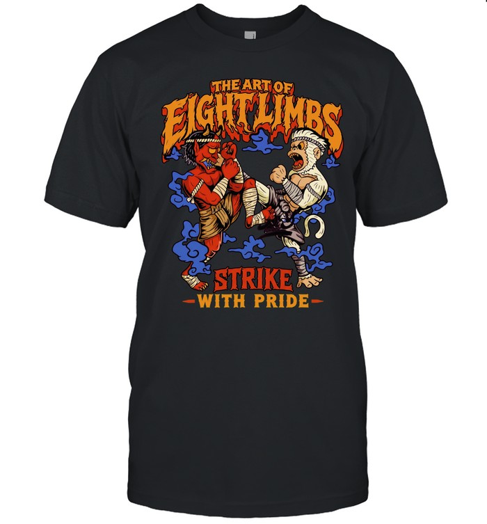 Muay Thai Oni and Hanuman the Art of Eight Limbs Strike with Pride Classic Men's T-shirt