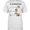My retirement Plan Golf Beer Coffee Classic Men's T-shirt