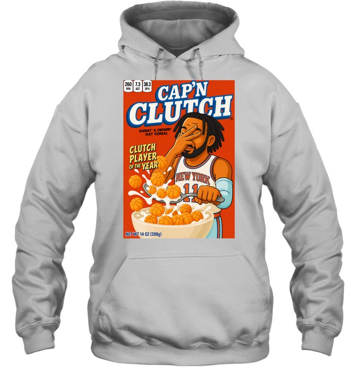 NY Knicks Captain Clutch Jalen Brunson Unisex Hoodie
