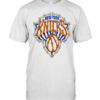 New York Knicks Bone Logo Skeleton Basketball Classic Men's T-shirt