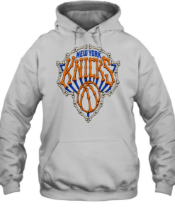 New York Knicks Bone Logo Skeleton Basketball  Unisex Hoodie