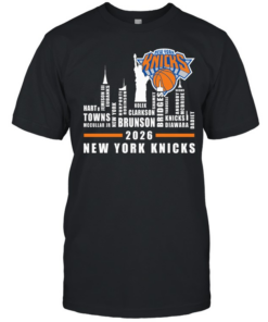 New York Knicks City line Name player 2026 Classic Men's T-shirt