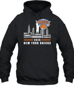 New York Knicks City line Name player 2026 Unisex Hoodie