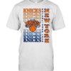 New York Knicks Gradient Wordmark  Classic Men's T-shirt
