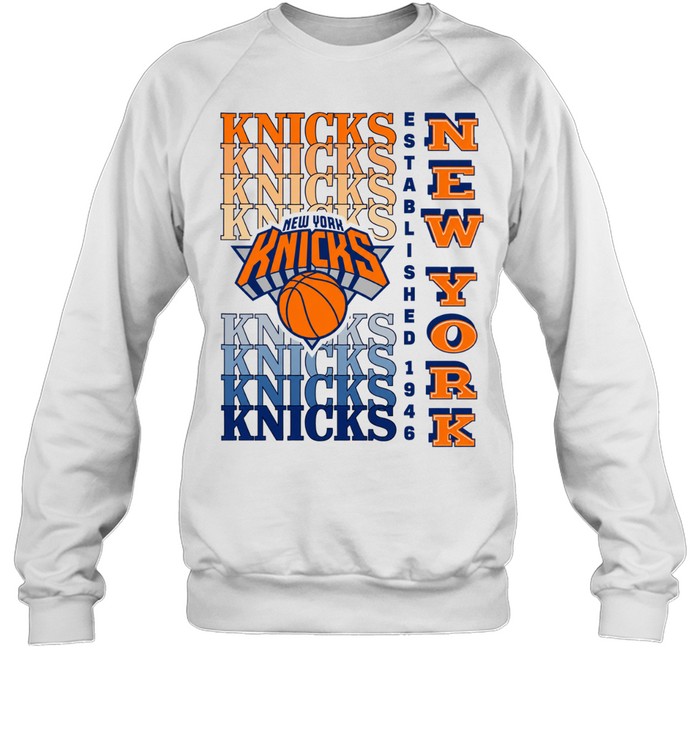 New York Knicks Gradient Wordmark Unisex Sweatshirt
