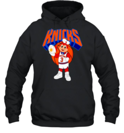 New York Knicks Jollibee fast food mascot jersey basketball humor Unisex Hoodie