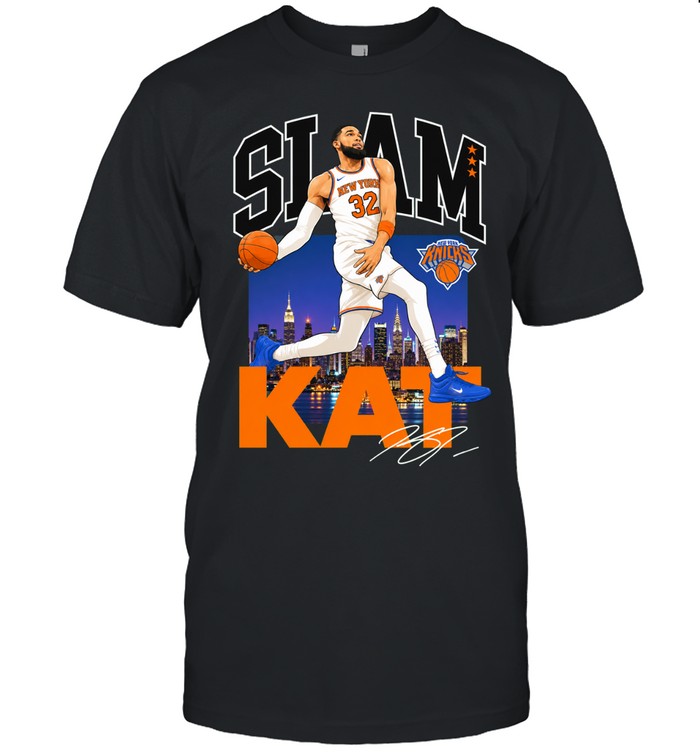 New York Knicks Karl-Anthony Towns Signature Classic Men's T-shirt