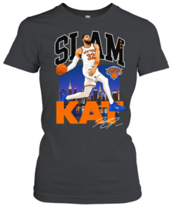 New York Knicks Karl-Anthony Towns Signature  Classic Women's T-shirt