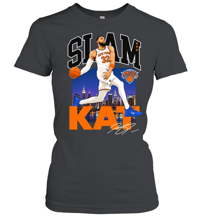 New York Knicks Karl-Anthony Towns Signature Classic Women's T-shirt