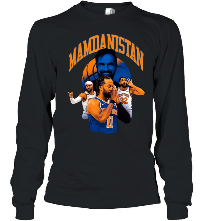 New York Knicks Mamdanistan Long Sleeved T-shirt