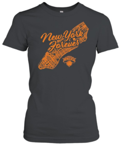 New York Knicks New York Forever Manhattan Map logo  Classic Women's T-shirt