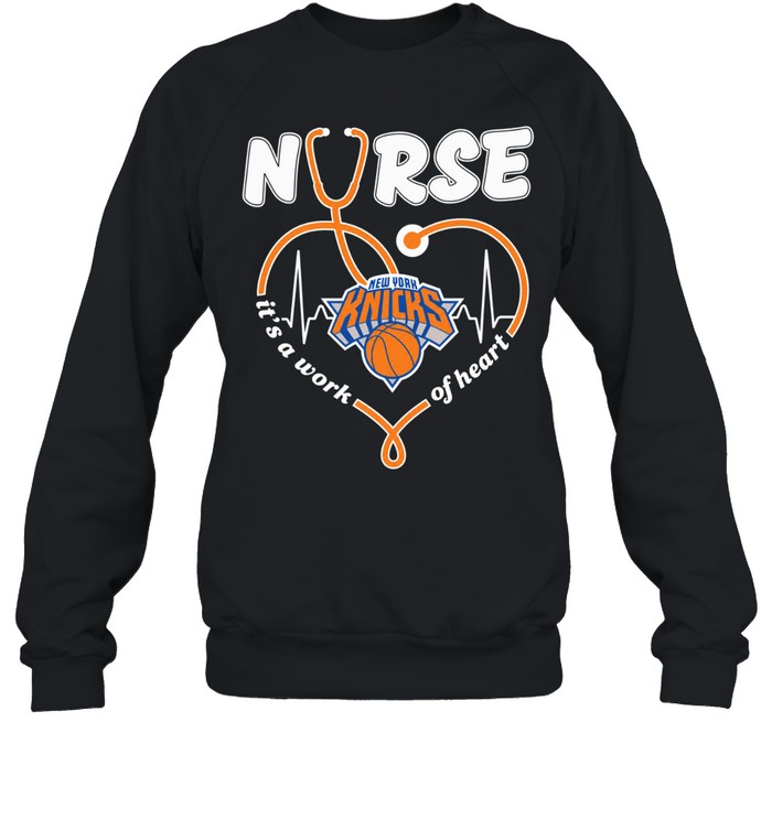 New York Knicks Nurse It’s A Work Of Heart Unisex Sweatshirt