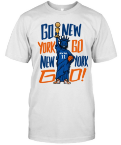 New York Knicks Statue Of Liberty Jalen Brunson Statue Go New York Classic Men's T-shirt