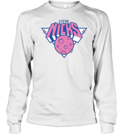 New York Knicks Stevie Nicks Moon Logo Long Sleeved T-shirt