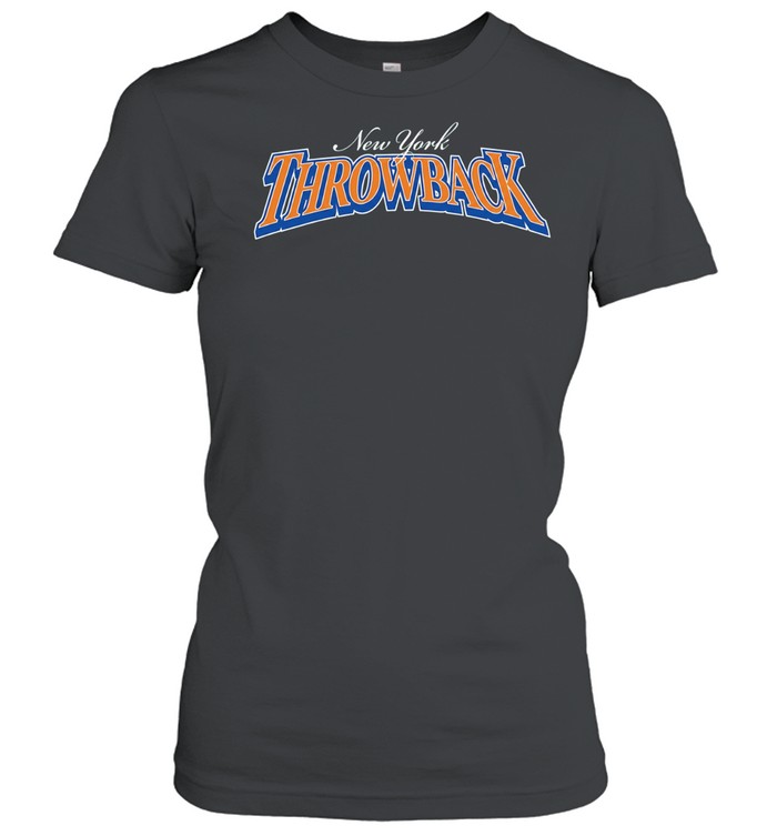 New York Knicks Throwback New York Or Nowhere Classic Women's T-shirt