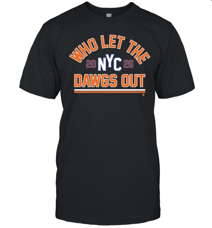 New York Knicks Who Let The Dawgs Out 2026 Classic Men's T-shirt