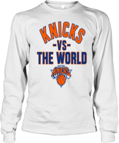 New York Knicks vs the world basketball  Long Sleeved T-shirt