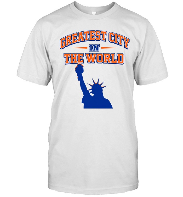 Nice New York Knicks Greatest City In The World Classic Men's T-shirt