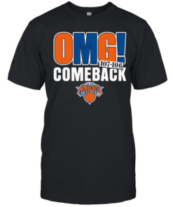 Nice New York Knicks OMG Comeback Classic Men's T-shirt
