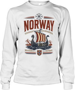 Norway National Team Haaland Football Long Sleeved T-shirt