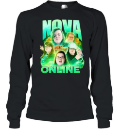 Nova Online Jason on Tribute Fried Chicken Portrait Long Sleeved T-shirt