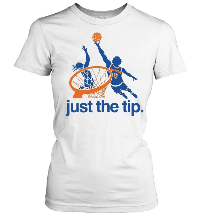 OG Anunoby New York Knicks Basketball Just The Tip In 2026 Classic Women's T-shirt