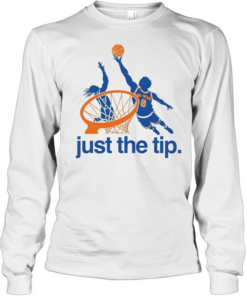 OG Anunoby New York Knicks Basketball Just The Tip In 2026 Long Sleeved T-shirt