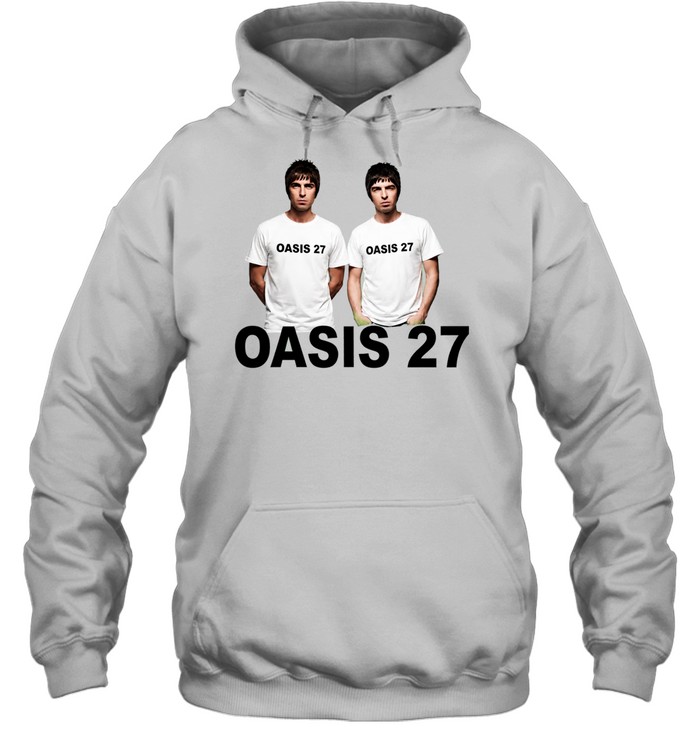 Oasis two men 27 Unisex Hoodie