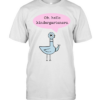 Oh Hello Kindergarteners T- with Cute Cartoon Pigeon Graphic Classic Men's T-shirt