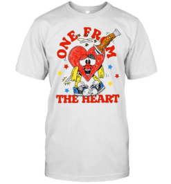 One from the Heart graphic art love symbol  Classic Men's T-shirt