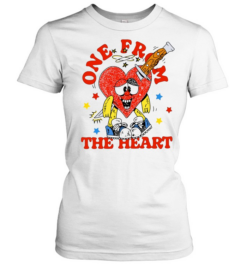One from the Heart graphic art love symbol Classic Women's T-shirt