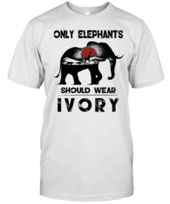 Only Elephants Should Wear Ivory  Classic Men's T-shirt